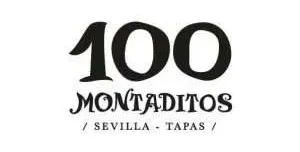 Logo de 100 Montaditos, avec le texte "Sevilla - Tapas".